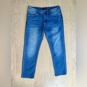 Tahari women's denim ankle jeans blue wash women’s size 36